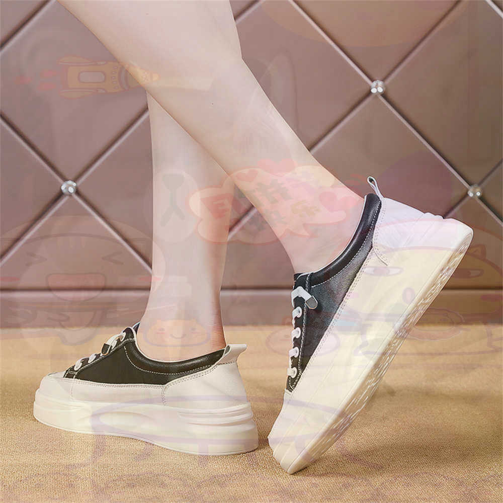 Asian Men Formal Wear - Lace-up Chunky Loafers Woman Skateboarding Sports
