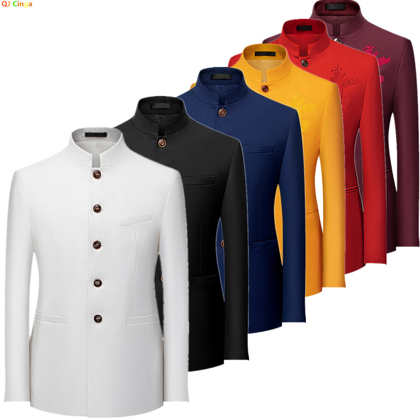 Korean Men Formal Wear - 2026 Men's Chinese Style Long Sleeve