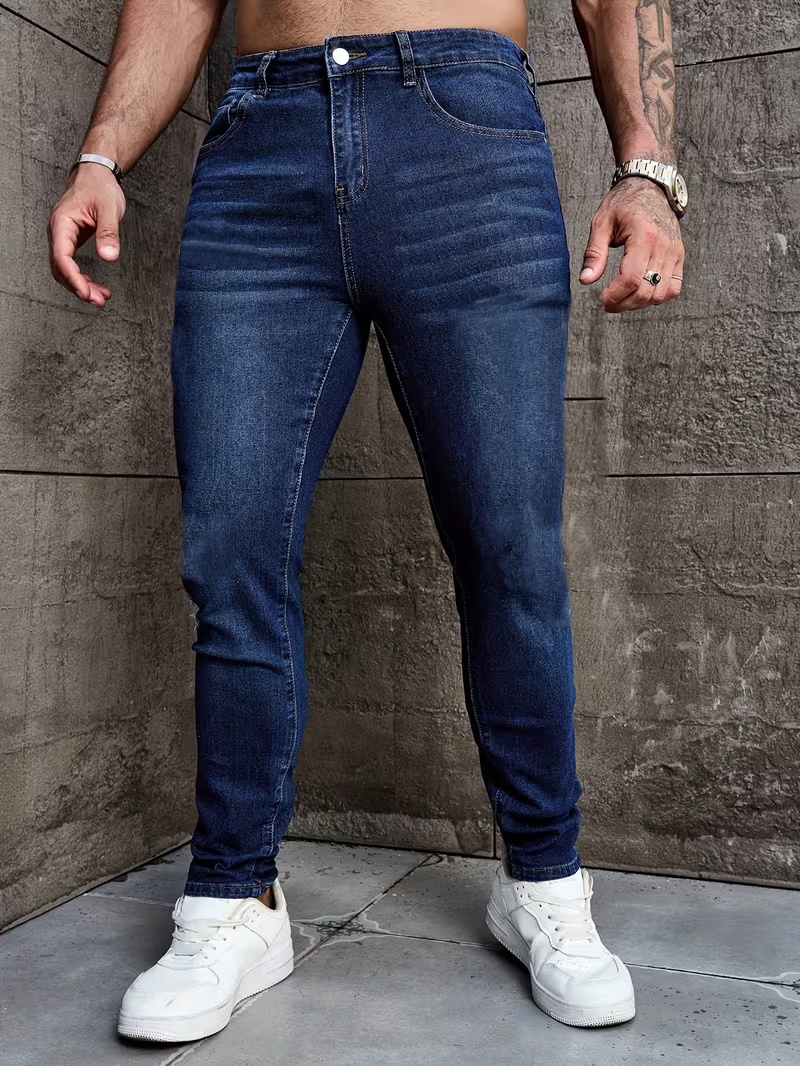 Men Formal Wear With Jeans - Men's Stretch Jeans - Suitable for