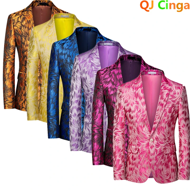 Red men's long-sleeved suit ja - огляд і ціна Men Formal Wear Purple