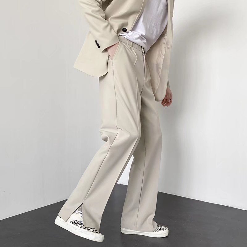 Grey Khaki Black Suit Pants Me - огляд і ціна Korean Men Formal Wear