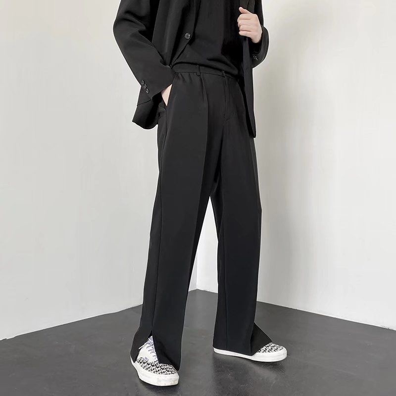 Grey Khaki Black Suit Pants Me - огляд і ціна Korean Men Formal Wear