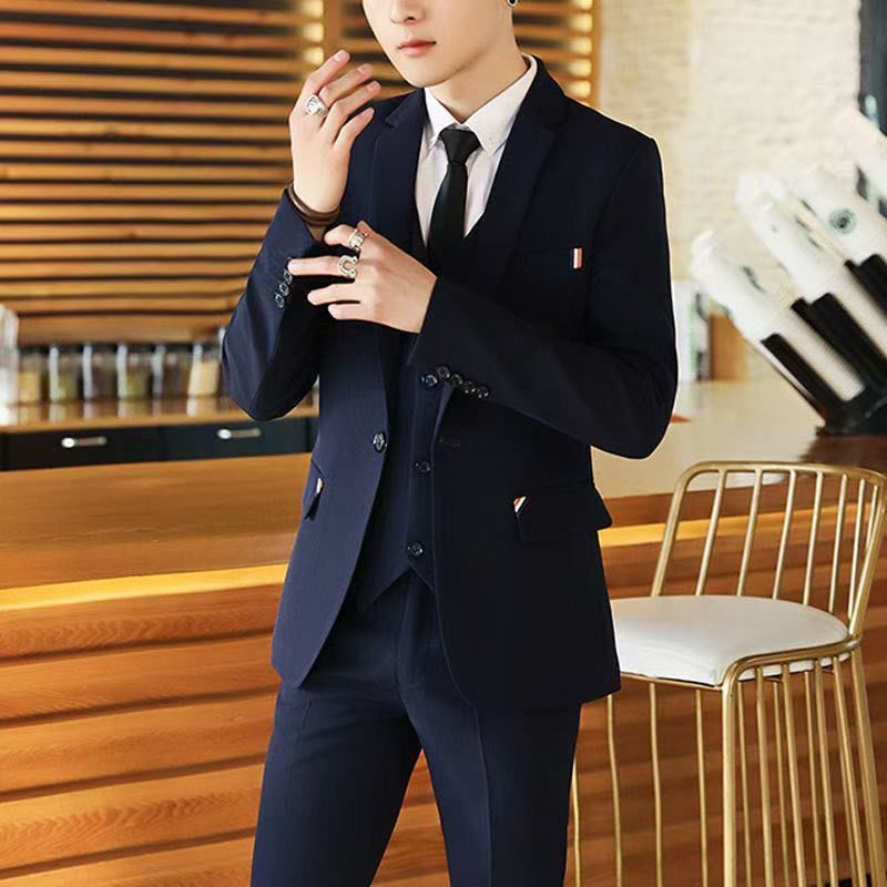 Men's 2 Piece Slim Fit Suit Ko - огляд і ціна Korean Men Formal Wear