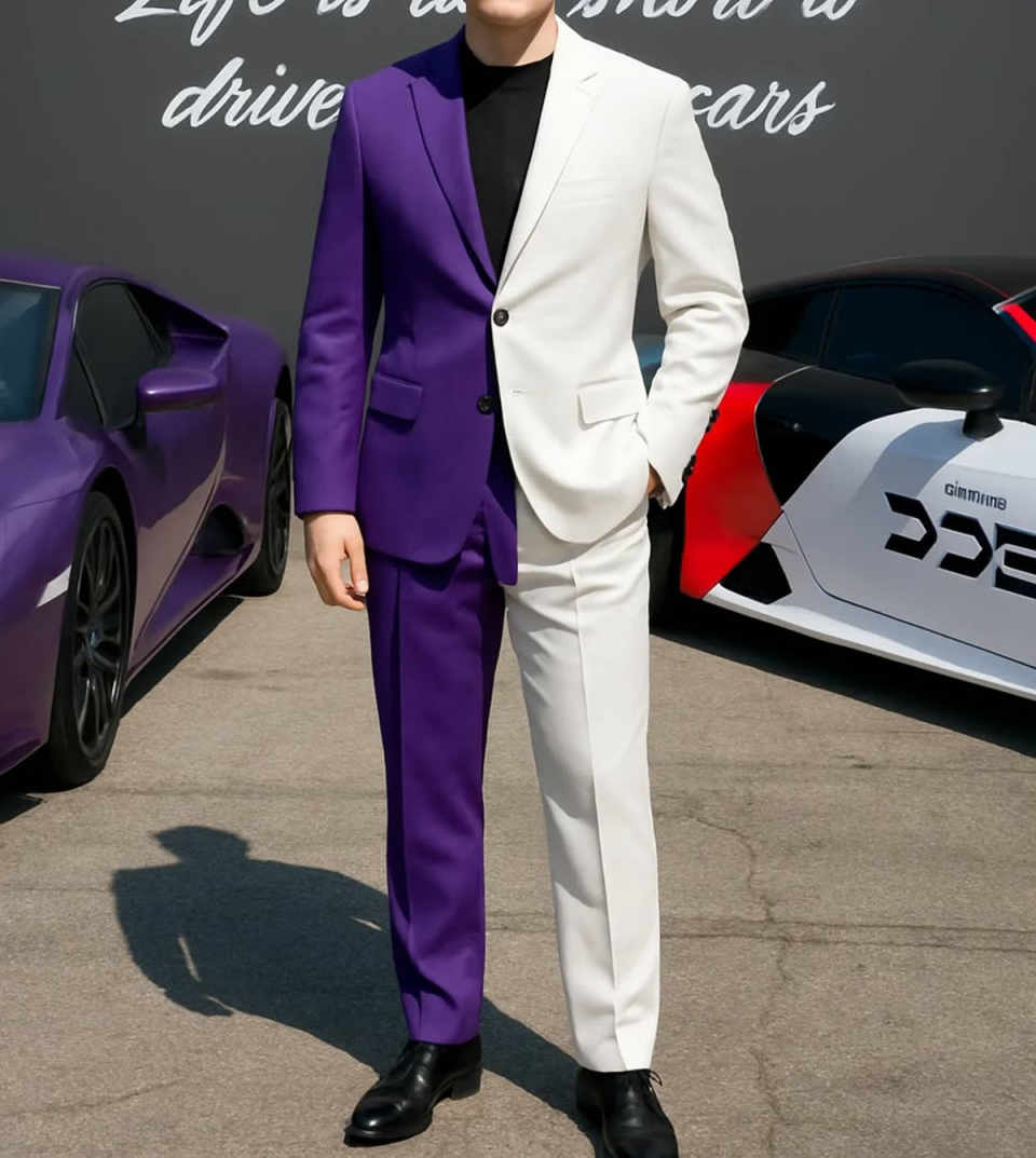 Formal Business Men Tuxedos 2  - огляд і ціна Men Formal Wear Purple