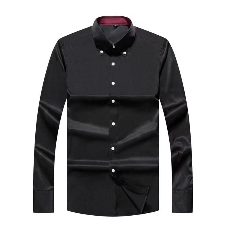 Men Designer Dress Shirt Butto - огляд і ціна Korean Men Formal Wear