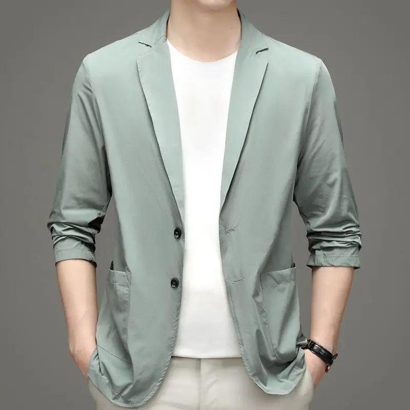 New Summer Men Thin Blazers Bu - огляд і ціна Men Formal Wear With Coat