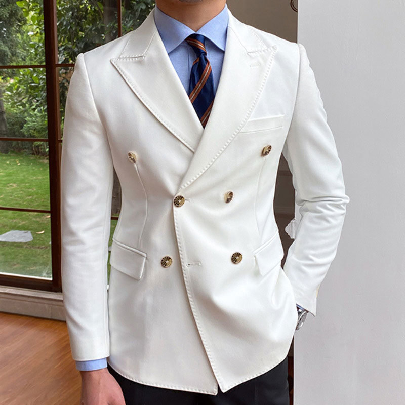 Solid Wedding Men Suits Blazer - огляд і ціна Men Formal Wear With Coat