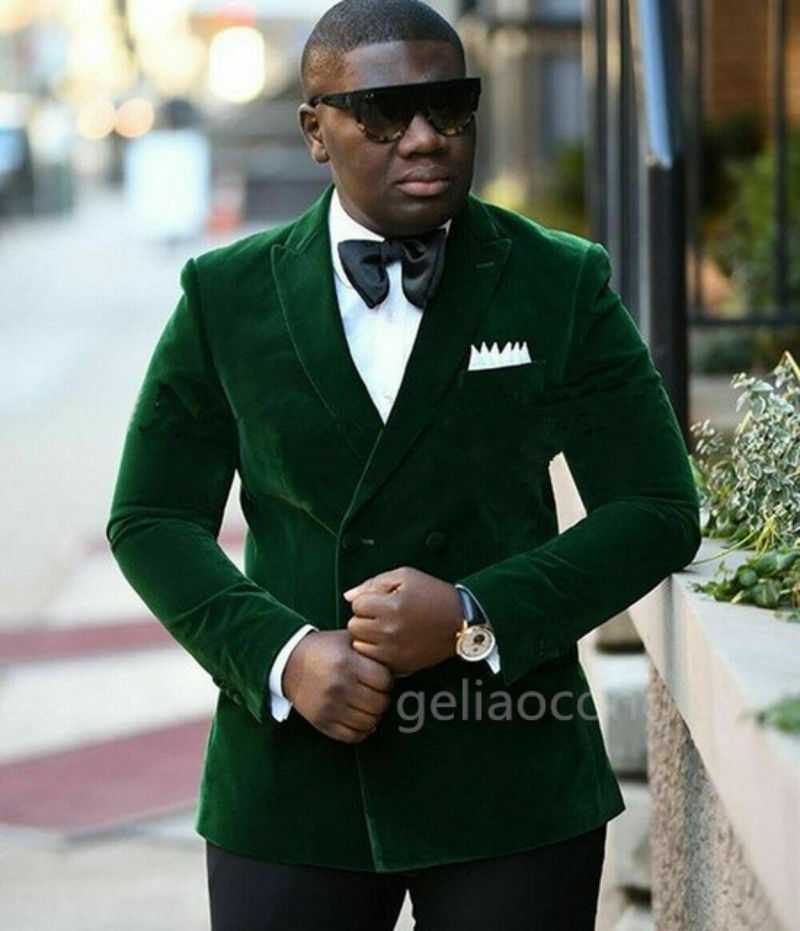 XS-6XL Velvet Wedding Men Suit - огляд і ціна Men Formal Wear With Coat
