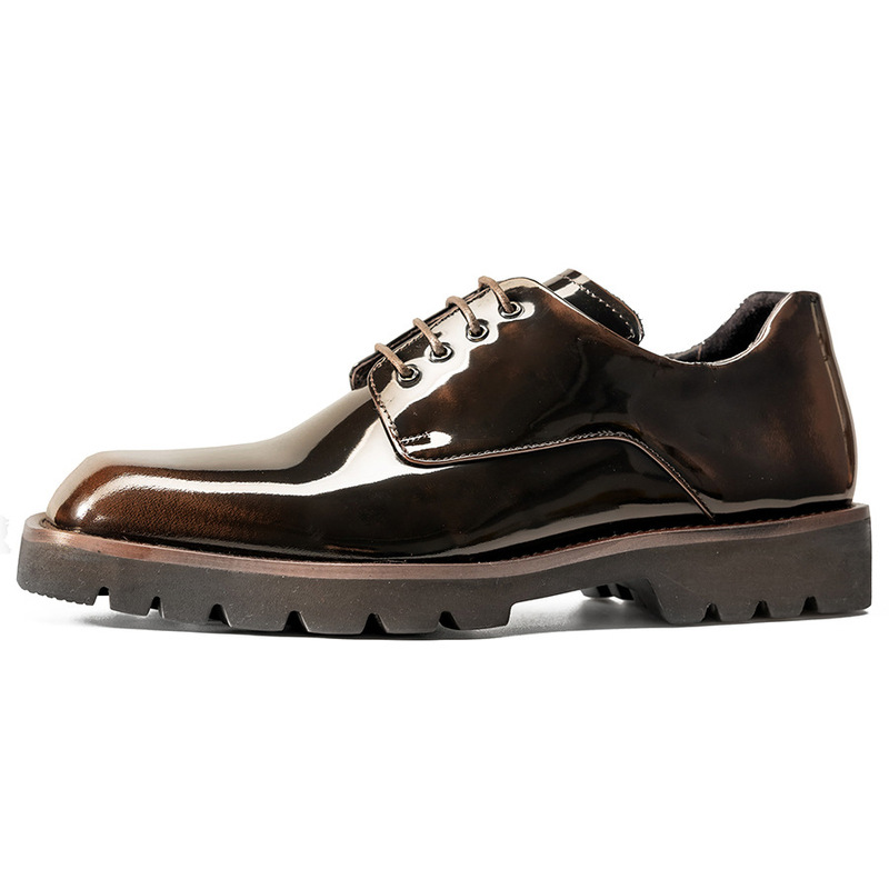 Elegant leather shoes for men, - огляд і ціна Korean Men Formal Wear