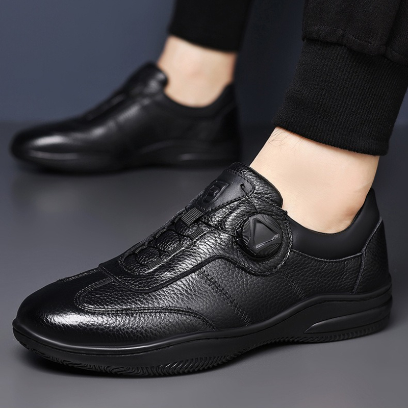 Trendy Leather Shoes Men Casua - огляд і ціна Men Formal Wear With Sneakers