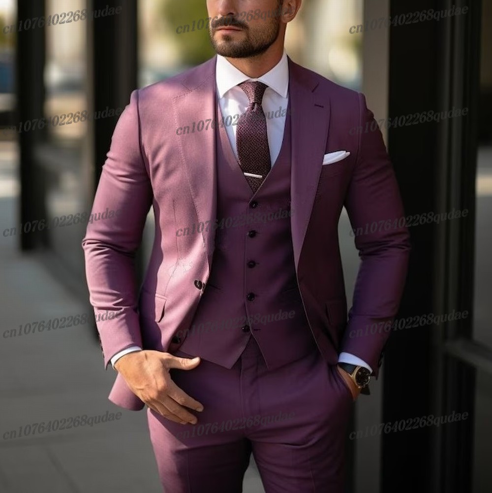 Purple Formal Occasion Men Sui - огляд і ціна Men Formal Wear Purple