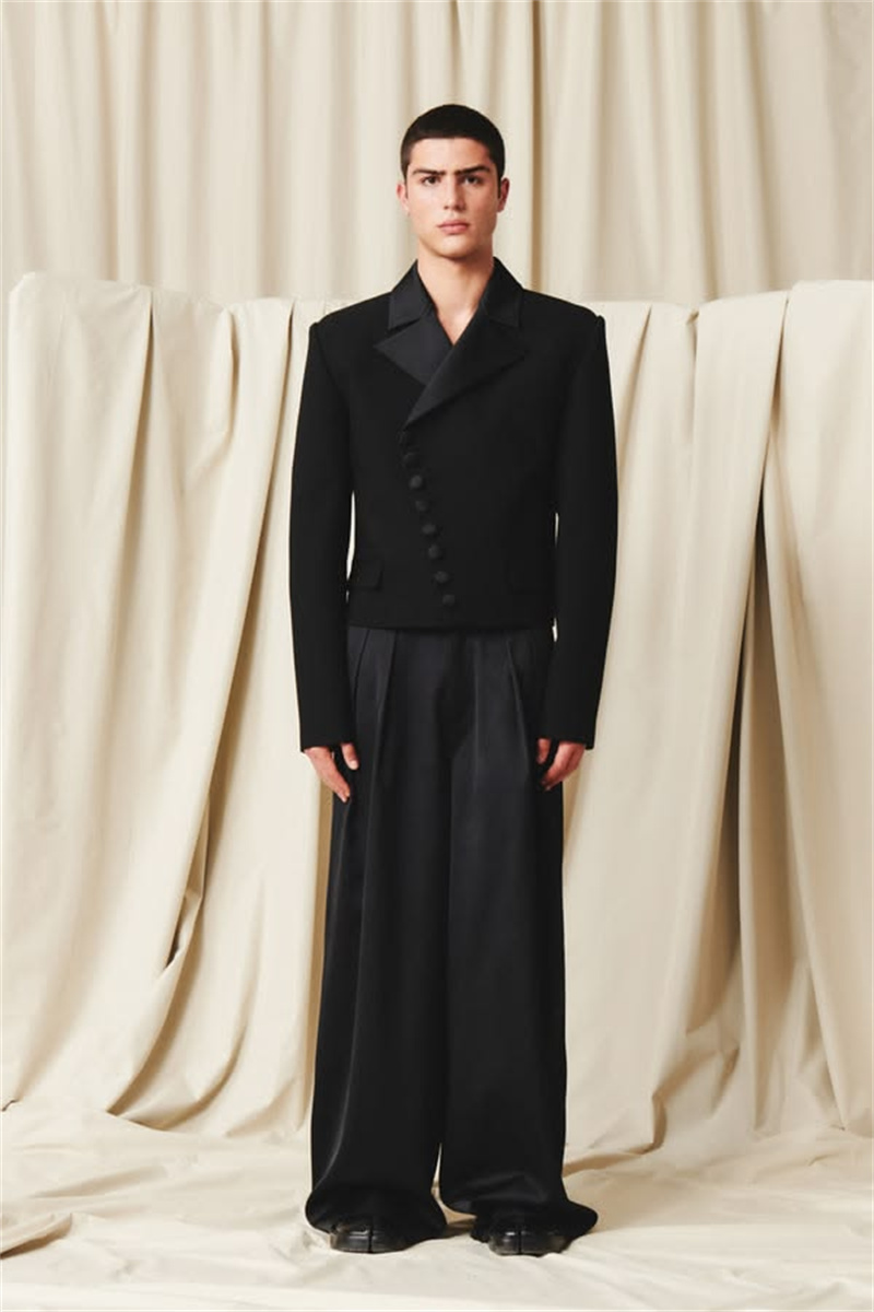 Loose Men Suits Pants Set 2 Pc - огляд і ціна Men Formal Wear With Coat