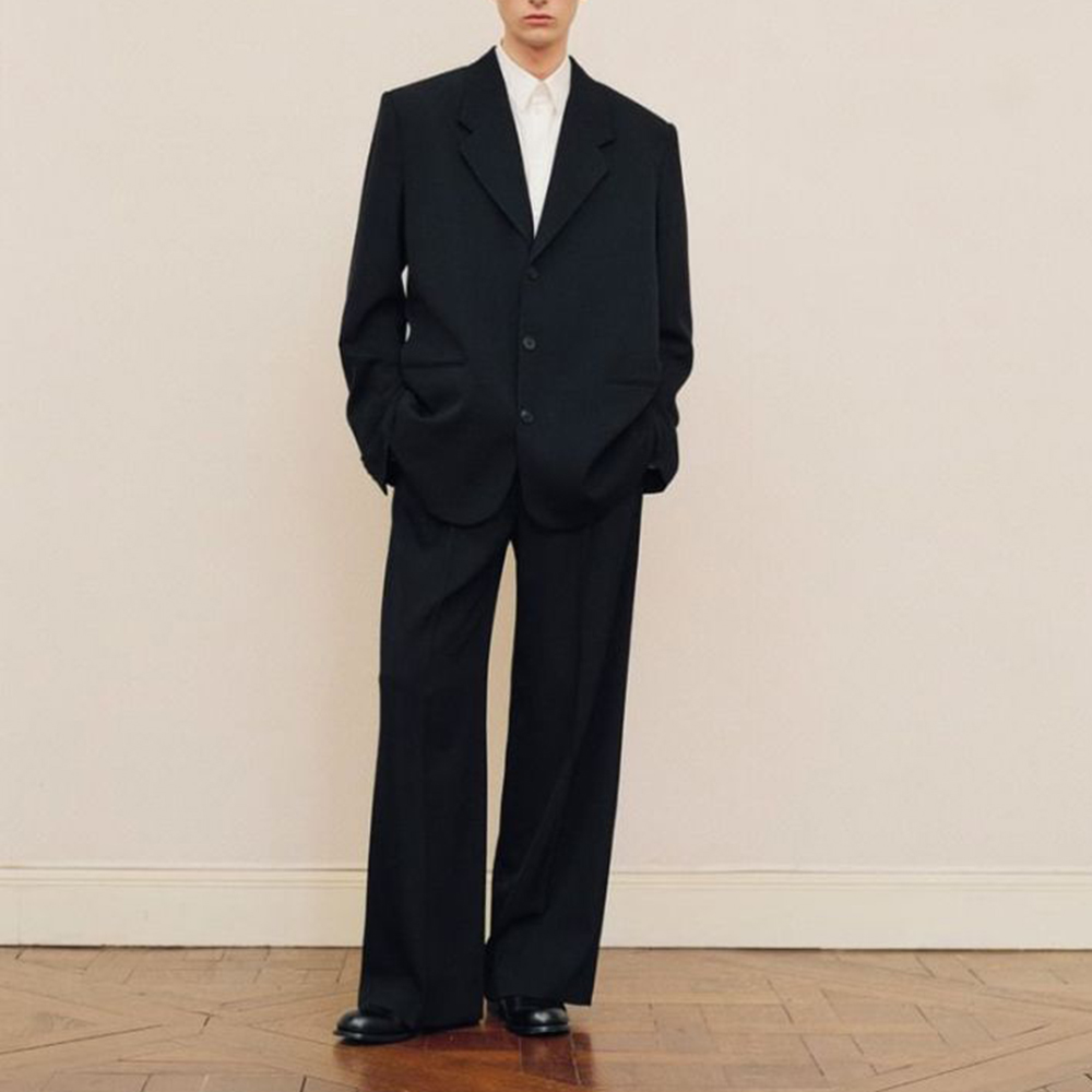Men's Black Oversized Suit Set - огляд і ціна Formal Wear For Men In Wedding