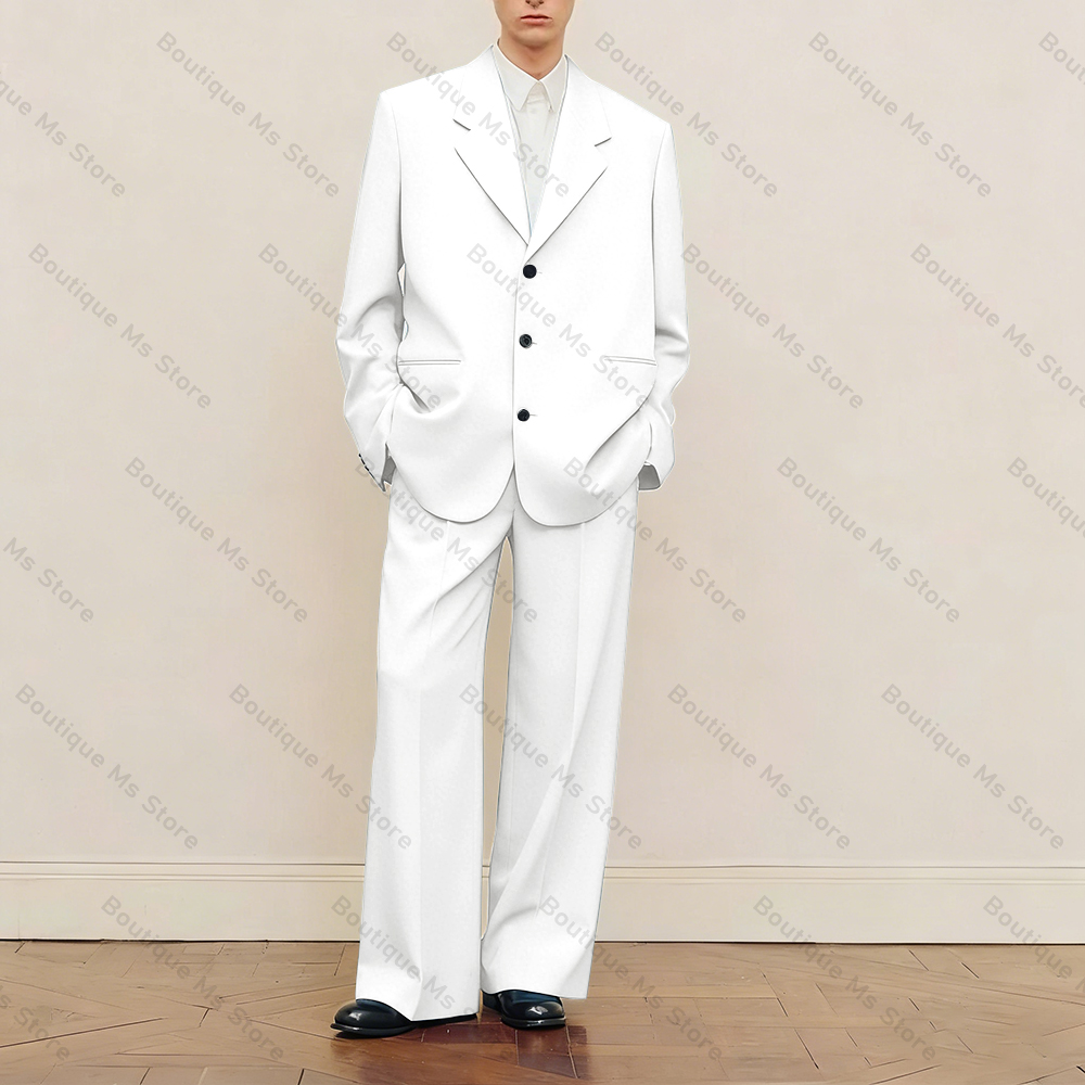 Men's Black Oversized Suit Set - огляд і ціна Formal Wear For Men In Wedding