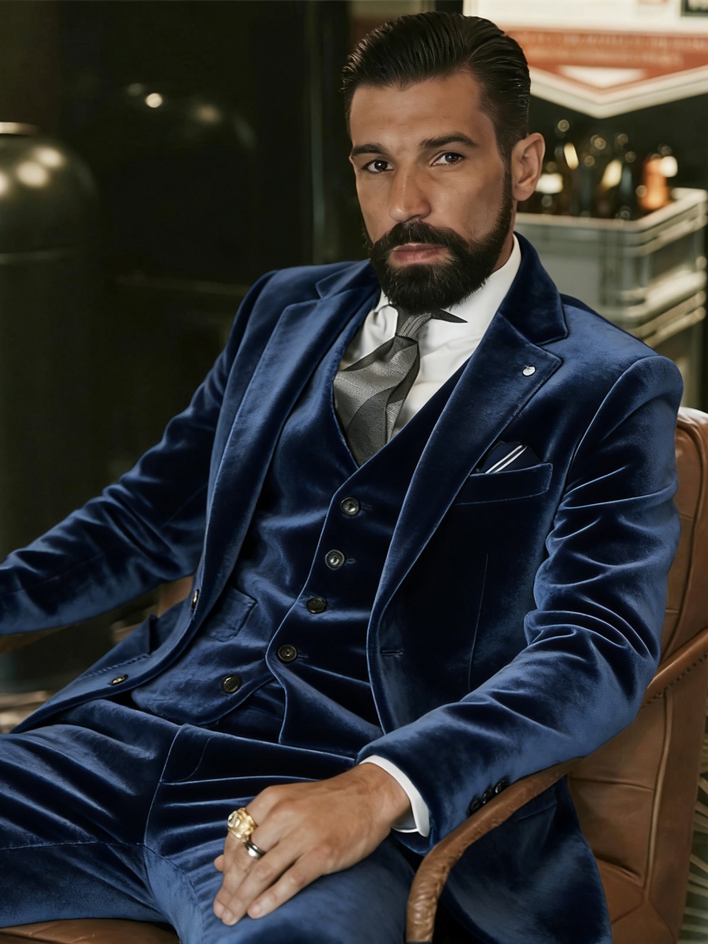 Men's Velvet Suits 3 Pieces Da - огляд і ціна Formal Wear For Men In Wedding